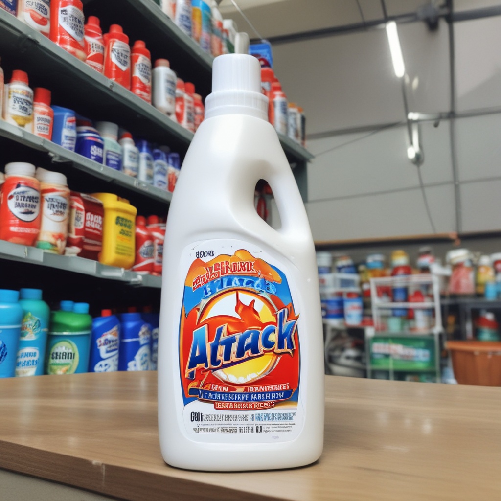 Attack laundry liquid detergent