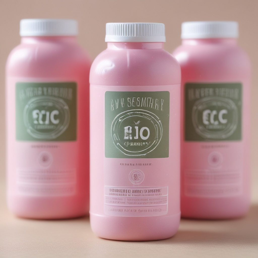 Pink eco laundry detergent